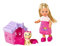 Simba 105735867 - Evi Love Dog House, mit Hundefigur und Hundehütte, Ankleidepuppe, 12cm, für Kinder ab 3 Jahren