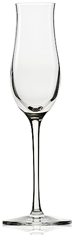 Stölzle Lausitz Grappagläser Grandezza/Grappagläser 6er Set/Schnapsgläser mit Stiel/hochwertige Digestif Gläser/Likörgläser mit Stiel/Schnapsgläser 105 ml