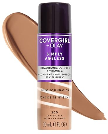 COVERGIRL Simply Ageless 3-in-1 Foundation - 260 Classic Tan