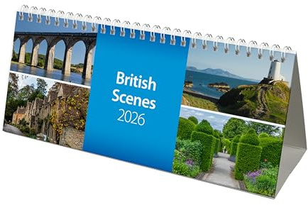 2026 British Scenes Desk Calendar (CL07)