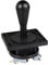 EG STARTS Happ American Style Arcade Competition 2Pin Joystick Nero Switchable da 8 Modi di Funzionamento, Ellittico Black Handle, Precision 8-Way 187 (4.8mm)