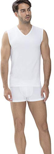 Mey Tagwäsche Serie Dry Cotton Herren Shirt o.Arm Weiss L(6)
