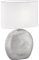 ACTION by WOFI 845601706100, Tischleuchte, Keramik, 60 W, E27, silber, 37 x 28 x 53 cm