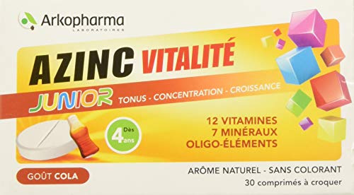 Arkopharma azinc vitalité junior gout cola 30 capsules