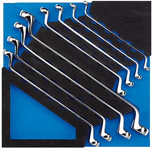 Draper 63523 Metric Ring Spanner 8 Piece Set in 1/2 Drawer Eva Insert Tray