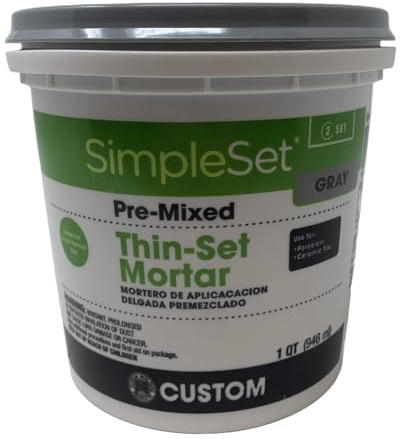CUSTOM BLDG PRODUCTS TAGAQT Quart Premixed Adhesive/Grout