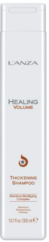 L'ANZA Heilungsvolumen Verdickendes Shampoo (300 ml), Verleiht Feinem und Plattem Haar Glanz, Volumen und Dichte, Reich an Bambus-Bodifying-Komplex und Keratin, Volumen Shampoo