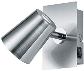 Trio Leuchten LED väggspot Narcos 873170107, metall nickelmatt/krom, 1 x 4 watt