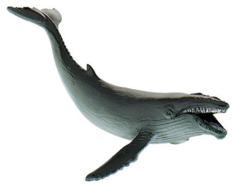Bullyland 67414 – spelfigur, Buckelwal, ca 17,8 cm