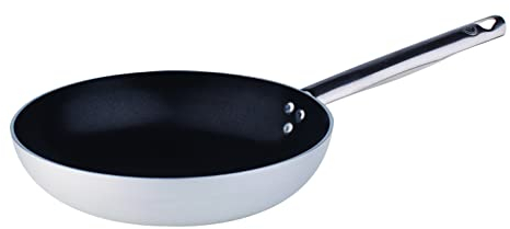 Pentole Agnelli Padella Svasata Bassa, Argento, antiaderente, 20 cm