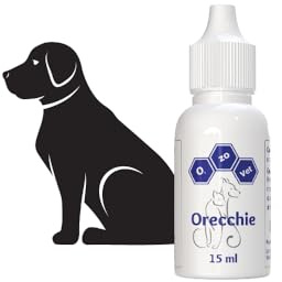 Ozo-Vet |Orecchie Cane 15ml – Contro Otiti Acute e Croniche di Origine Allergica, Batterica e Micotica