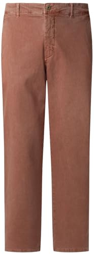 Pepe Jeans Regular Chino Canvas Pantalón, Rojo (Brick Red), 46 para Hombre