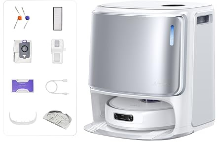 NARWAL Freo Z10 Ultra Saugroboter mit Wischfunktion, 18.000 Pa Saugleistung, Dynamische Moppausdehnung, Tangle-Free System, Intelligente Nass-Trocken-Reinigung, All-in-One-Basisstation