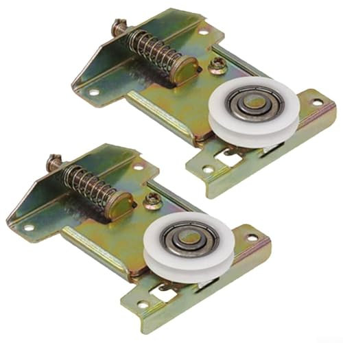 Poulie à rainure en U pour porte coulissante, mécanisme coulissant en douceur pour armoires et armoires en bois massif