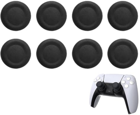 8 Stk PS5 Controller Sticks Joystick Kappen,PS4 PS5 Controller Zubehör Stick Aufsätze,Thumbsticks Caps Ersatzteile für PlayStation 5,Daumengriff-joystickkappen Grip Thumbstick Griffe Edge Ersatzkappe