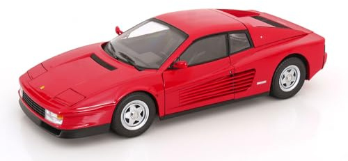 KK Scale KKDC120201 - Ferrar. Testarossa Red 1986 with Opening Doors Hood and Headlights - échelle 1/12 - modèle de Voiture