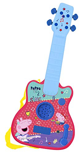 REIG Peppa Pig Kindergitarre, Rot