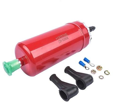0580464070 Bomba de Combustible de Alta Presión Roja, 12V En Línea Gasolina Diesel Bomba de Transferencia de Combustible Reemplazo Universal 0580464038