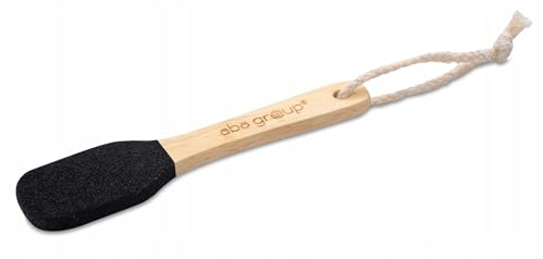 Aba Group Mini Hornhautfeile Holz, Hornhautentferner, Hornhautraspel Fußfeile aus Holz, Dornwarzen Entfernen Fuß, Hornhaut Entfernen Fuß, Warzen Entfernen, Fußschrubber aus Holz, Fersenschleifer