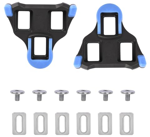 Fahrradschuhe Cleats Kompatibel mit Shimano Cleats, Cycling Cleat Kompatibel mit SPD SH-12(2 Grad Float),Indoor Outdoor Radfahren & Road Bike Pedal Plates Cleats