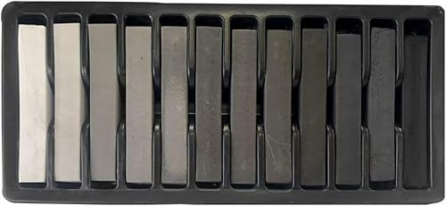 Nature Cool Set of 12 Grey Soft Pastels - Drawing and Scrapbooking - Ideal for Kids, Beginners, School Teachers, and Artists