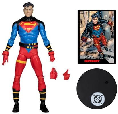 McFarlane Toys - DC Direct Page Punchers Superboy (Superboy #1) Figura de 7 pulgadas con cómic