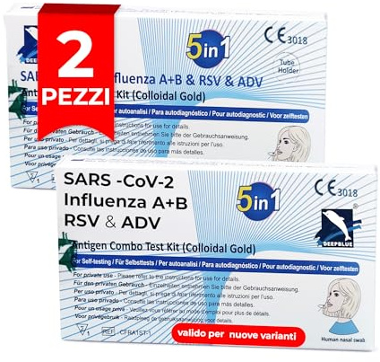 Test respiratorio 2 pezzi per uso domestico