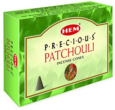 Hem Incense Cones | Natural Aromatic Blend for Purification, Protection & Spiritual Wellness | Long-Lasting Aroma (Patchouli)