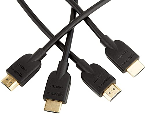 AmazonBasics High-Speed HDMI Cable to HDMI Cable - 3 Feet 3-Pack