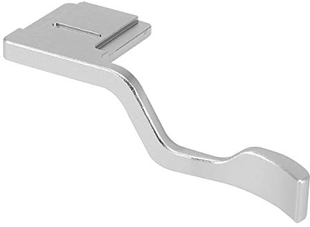 Haoge THB-XT30S Metall-Blitzschuh-Daumengriff für Fujifilm X-50 x-t30 ii Fuji X-T10 X-T20 X-T30 XT10 XT20 XT30 Kamera Daumenauflage, silberfarben