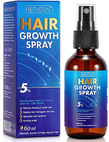 Spray per la crescita dei capelli da 60 ml per uomini e donne, trattamenti per la caduta dei capelli,Promuove La Ricrescita Dei Capelli Trattamento Viso Per Capelli