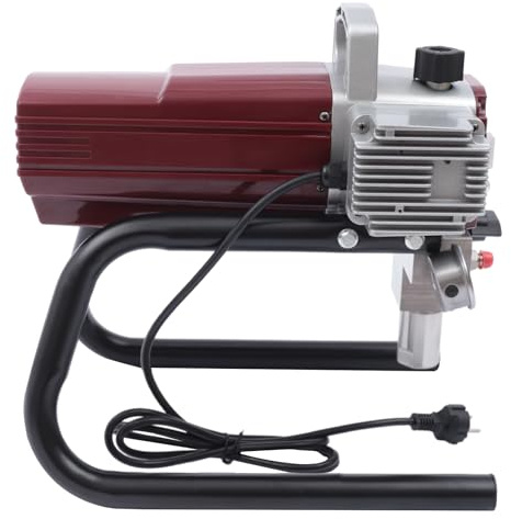 Professionelles Spritzlackiergerät, 1,8 kW, Airless Paint Sprühgerät 250 mm mit 13 m Schlauch, Airless-Sprühlacksystem, Hochdruck, 1,8 l/min