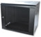 Koscom Connect Netzwerkschrank 9 HE I Serverschrank 19 Zoll I Wandmontage 600 x 450 x 505 mm I voll montiert I Server Gehäuse mit abschließbarer Glastür I Traglast 60 kg I Schwarz
