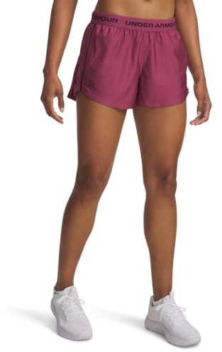 Under Armour Women's Tech Play Up Shorts, 659 Pink, XS