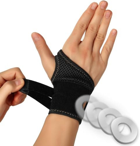 FORTEMOTUS TFCC Handgelenkbandage Rechts, Handgelenkstütze mit Kupferbeschichtung, Wickelband für Überlastung, Handgelenk, Karpaltunnel, Schmerzlinderung für Fitness, Gewichtheben, Sportschutz, L