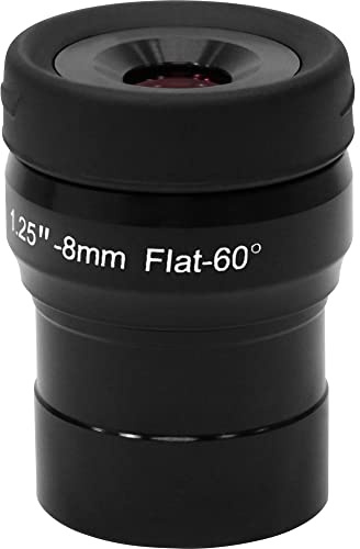 Omegon Oculaire Flatfield à Champ aplanissant Longueur 8mm diamètre 31,75mm (1,25'')