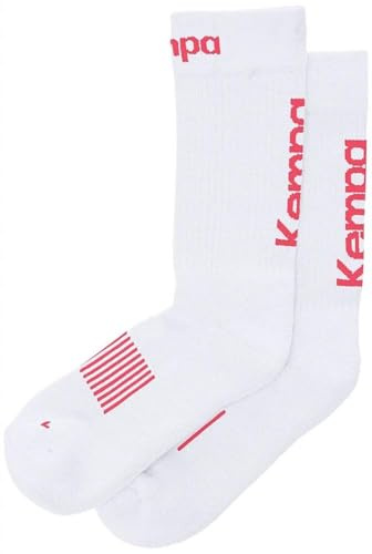 Kempa Homme 200354105 Chaussettes de Handball, Blanc (Rose), 36-40 EU