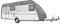 Bache de Protection Camping Car, Bache Caravane, Housse Caravane, Bache Camping Car - Taille S, env. 460 x 225 x 220 cm