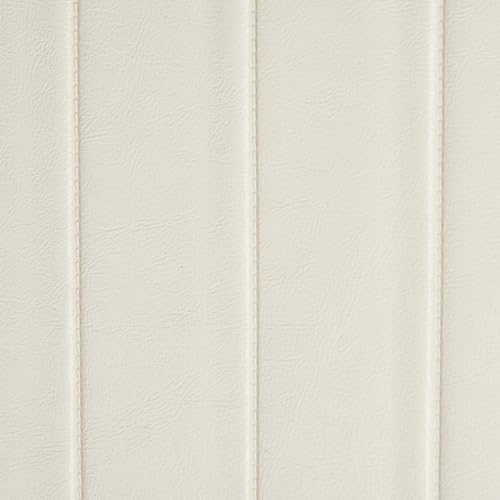 TENDAGGIMANIA® Piel sintética náutica acolchada de 6 cm para cojines de barco - Tejido náutico con relleno de guata - venta por metro lineal - Color: beige