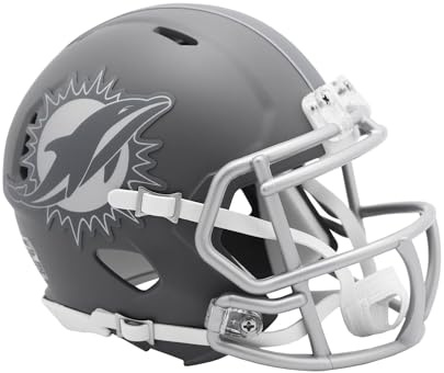 Riddell Miami Dolphins NFL Slate Alternative Speed Mini Casco de fútbol Americano