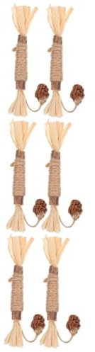 Yardwe 3er-Sets Kauspielzeug Für Katzen Zahnreinigung Silvervine-Stick Für Kätzchen Erwachsene Senioren Lustige Pflege Für Katzen 2 Stück X 3