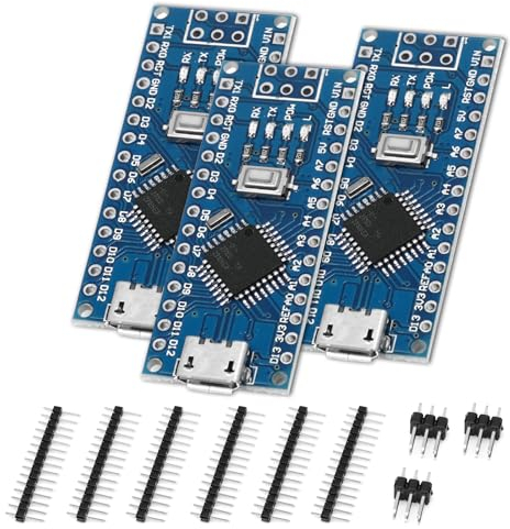 Microcontrollore Scheda di sviluppo Binghe 3 pezzi Microcontrollore Schede Madri con CH340 Chip 5V 16MHz Micro Interfaccia Compatibile con Arduino