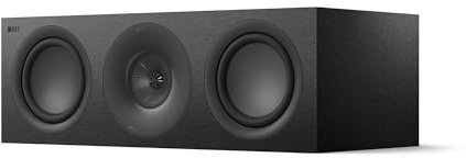 KEF Q6 Meta Altavoz Central/LCR pasivo HiFi, Negro Satinado | Música | Televisión y Home Cinema | Gaming | Caja Cerrada tridireccional | Transductor Uni-Q de 10 cm con Mat | Dos LF de 16,5 cm