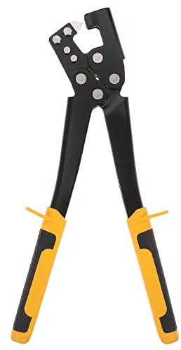 SHINEOFI Alicates De Quilla Para Paneles De Crimpadora De Acero Alicates De Punzón Para Instalación De Quilla Herramienta De Boca Plana Para Crimpado