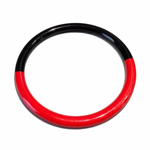 Marycrafts Bracelet Jonc en Corne Naturelle & Laque – Bijou Artisanal Élégant – Facile à Assortir avec Toutes Vos Tenues