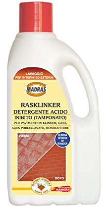 DETERGENTE - RASklinker - 1 LT ACIDO X COTTO KLINKER GRES CERAMICA - MADRAS