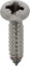 Pozidrive, viti a testa in acciaio inox A4, fresata, bombata, 3,9 x 19 mm, DIN 7983, confezione da 20, zinco bianco