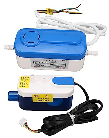 Bomba de Condensado HVAC Drenaje Mini Split Bomba de Extracción Automática Portátil para Aire Acondicionado AC110-240V 24L por Hora para Deshumidificador