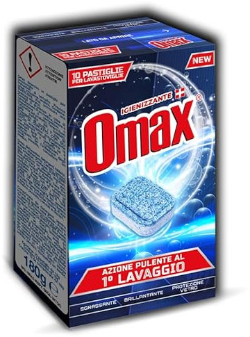 Pastiglie per Lavastoviglie, 1 Scatola da 10pcs, Pastiglie Detergente per Lavastoviglie, Pulizia Profonda, Potere Sgrassante