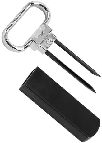 Hominas Apribottiglie per Bottiglia, Apribottiglie a Due Punte Cavatappi Vino a Forca Professionale in Acciaio Levatappi a Strappo Sciabola per Champagne